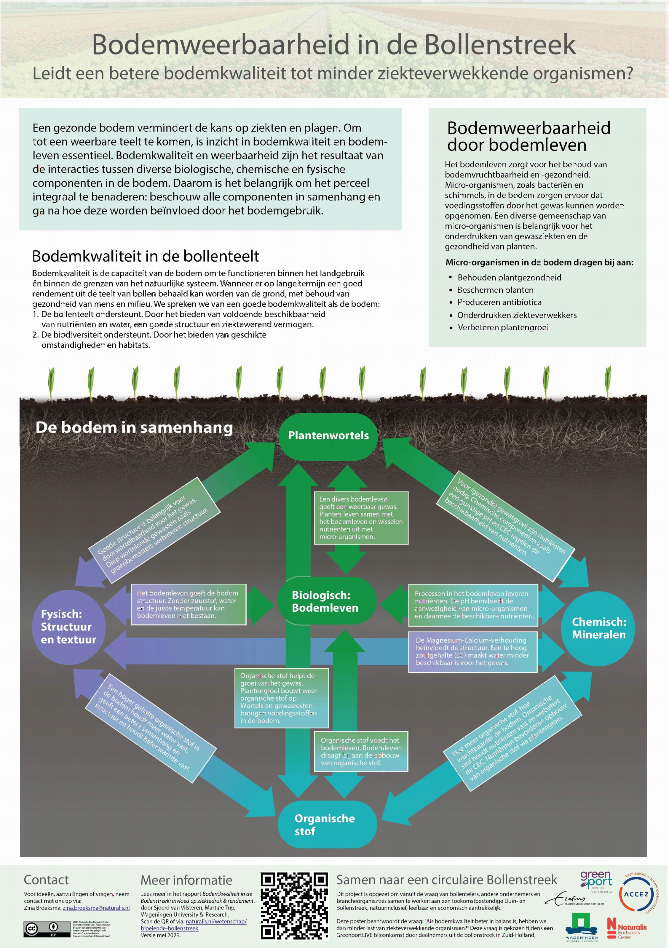 Poster Samen naar een circulaire Bollenstreek bodemweerbaarheid