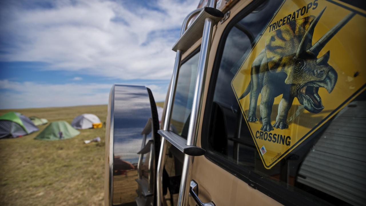 Tenten van opgravers