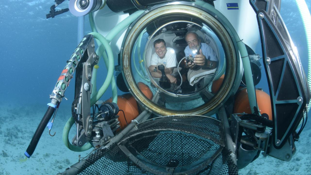 Prof.dr. Bert Hoeksema in 'Curasub'