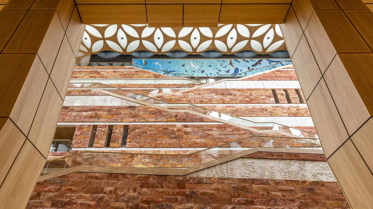 Trappenberg in atrium Naturalis