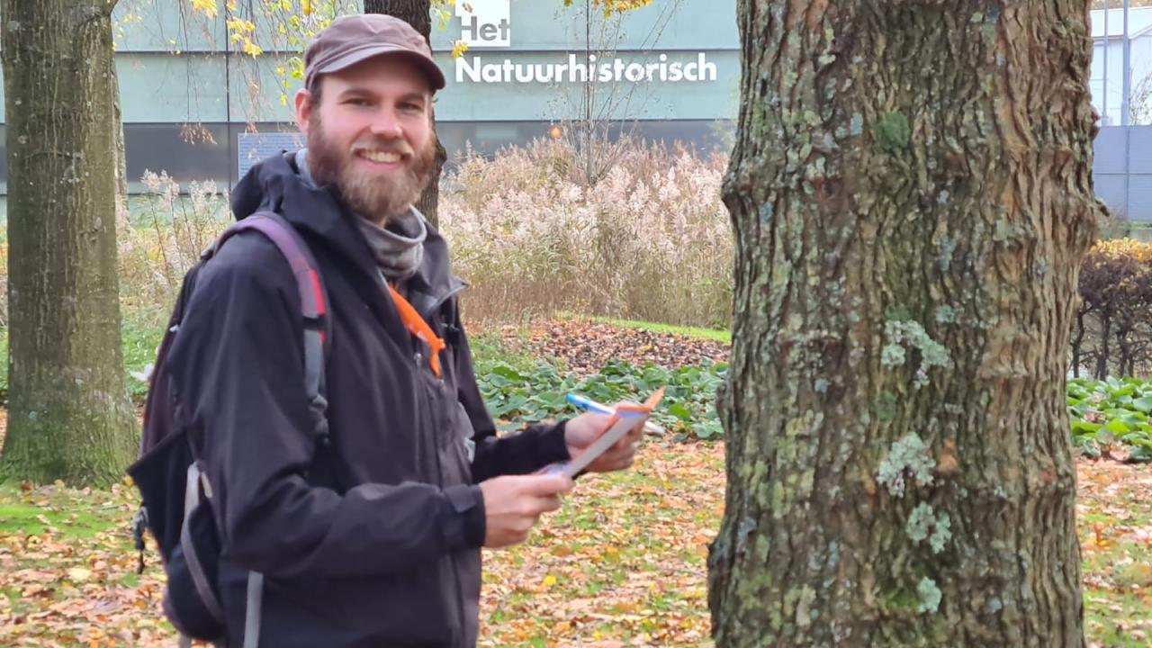 Lichens and bryophyte research on trees in Rotterdam