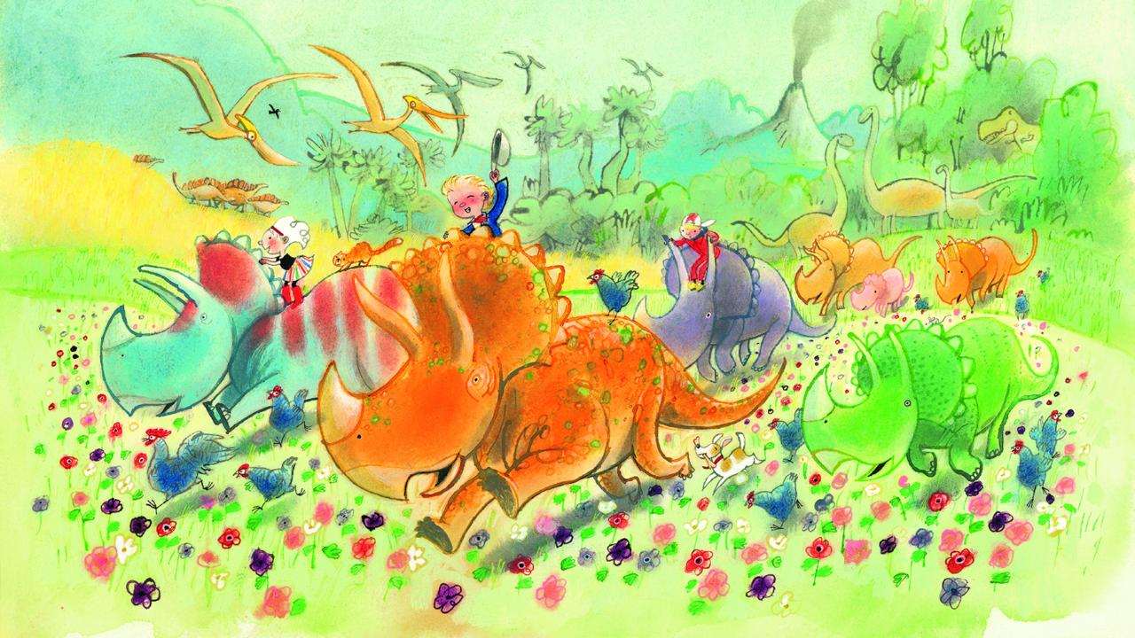 Boer Boris en de dino