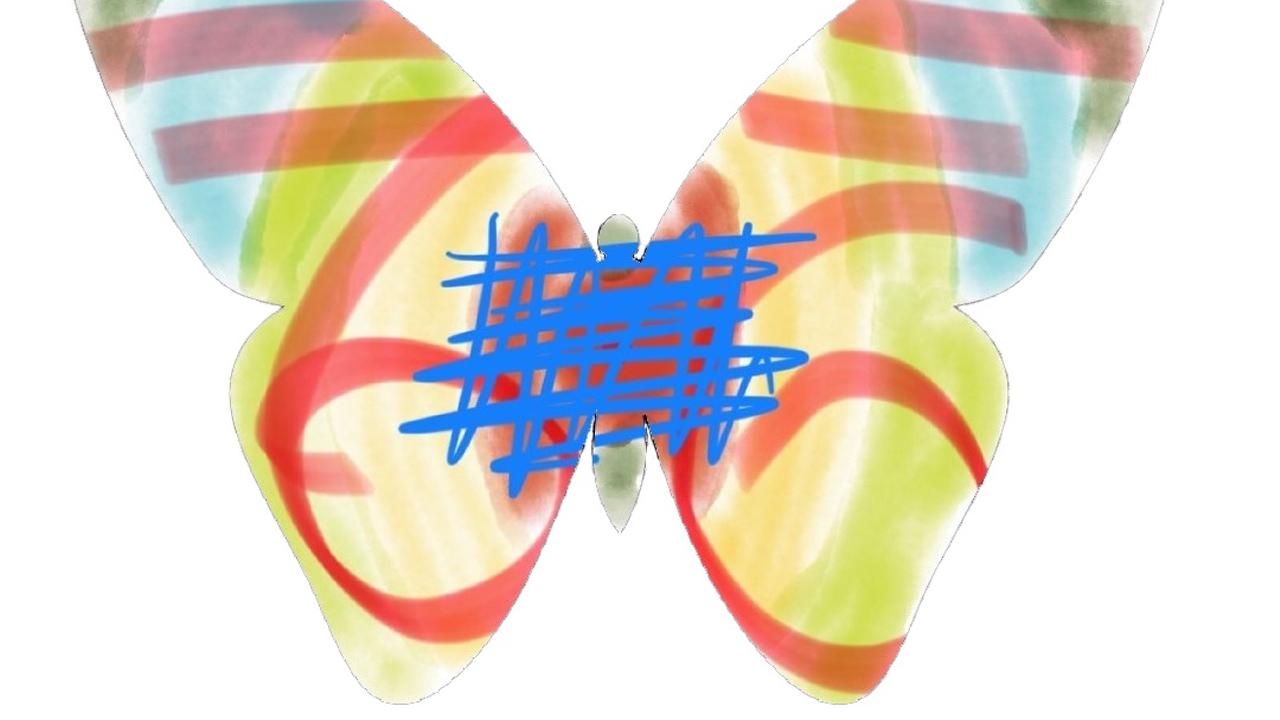 Sketch of a butterfly