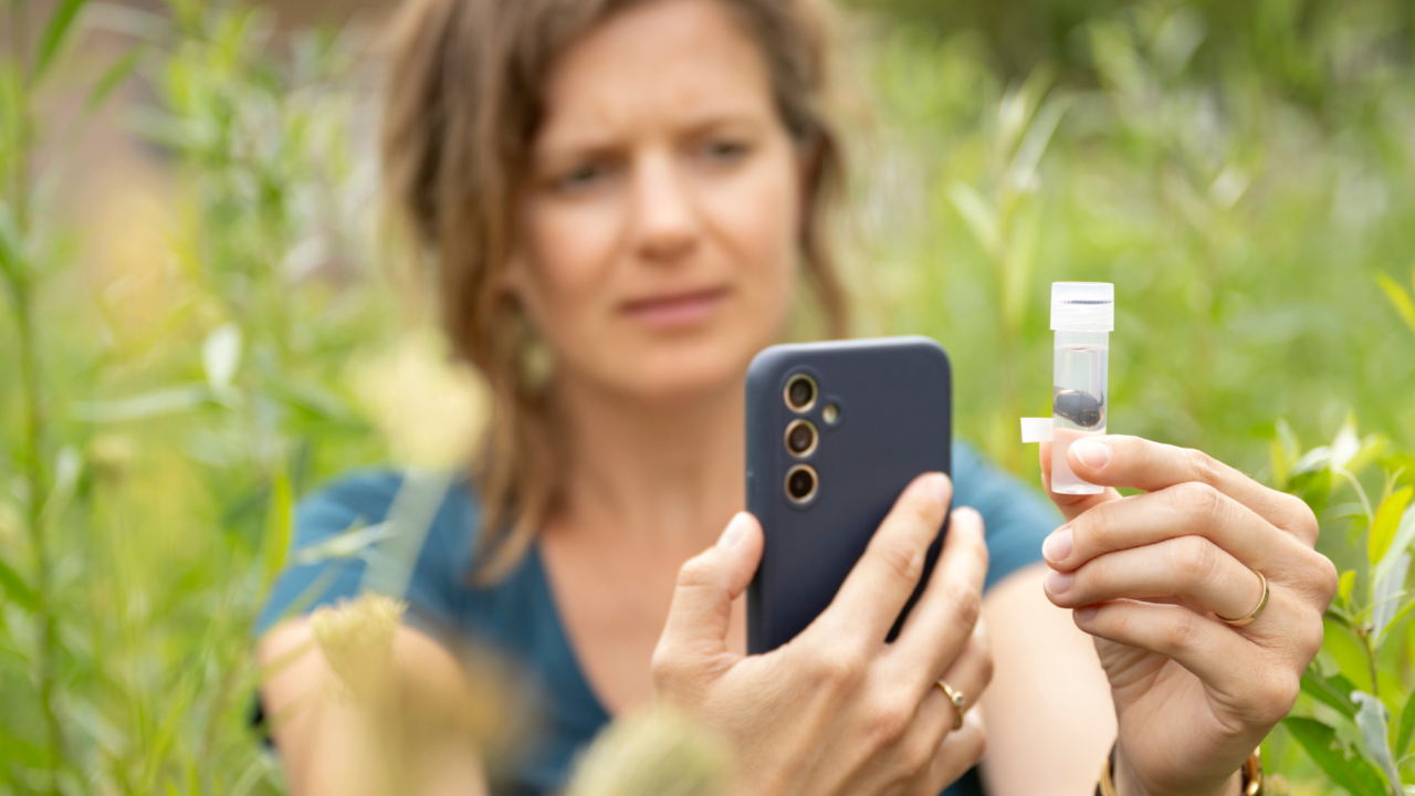 Lotte met DNA Sample