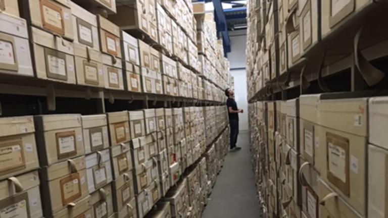 Collectie in oud depot