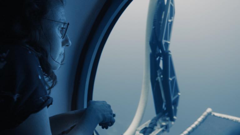 Nicole de Voogd in de Curasub