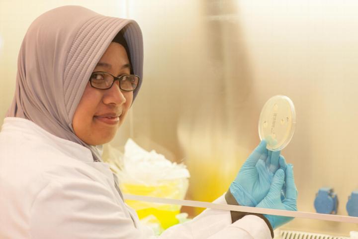 Richa Kusuma Wati during her research