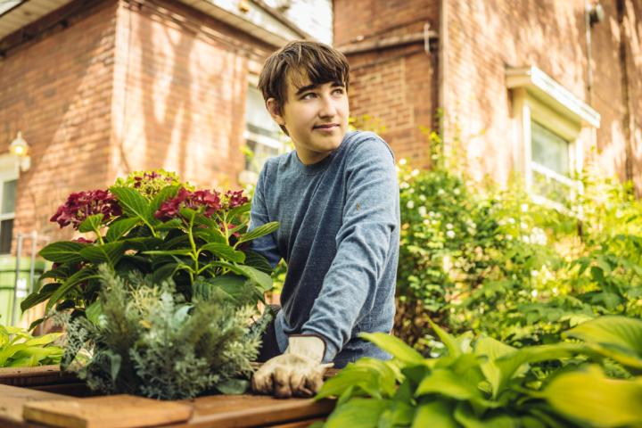 Man werkt aan de tuin (credits: iStock)