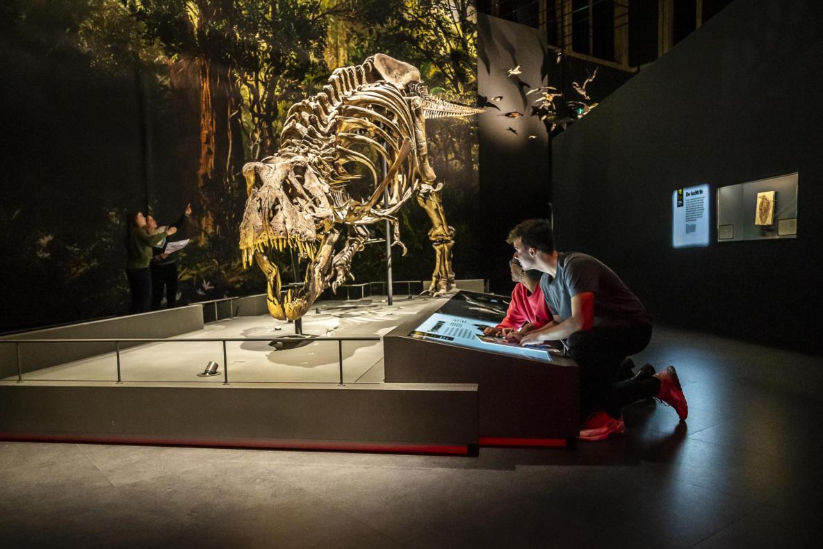 Students with T. rex Trix