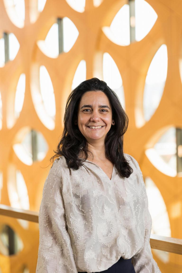 Sylvia Mota de Oliveira at Naturalis museum